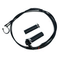 COMPLETE THROTTLE CABLE WITH GRIPS (AND TUBE) GTS SUPER 300 2015-2019