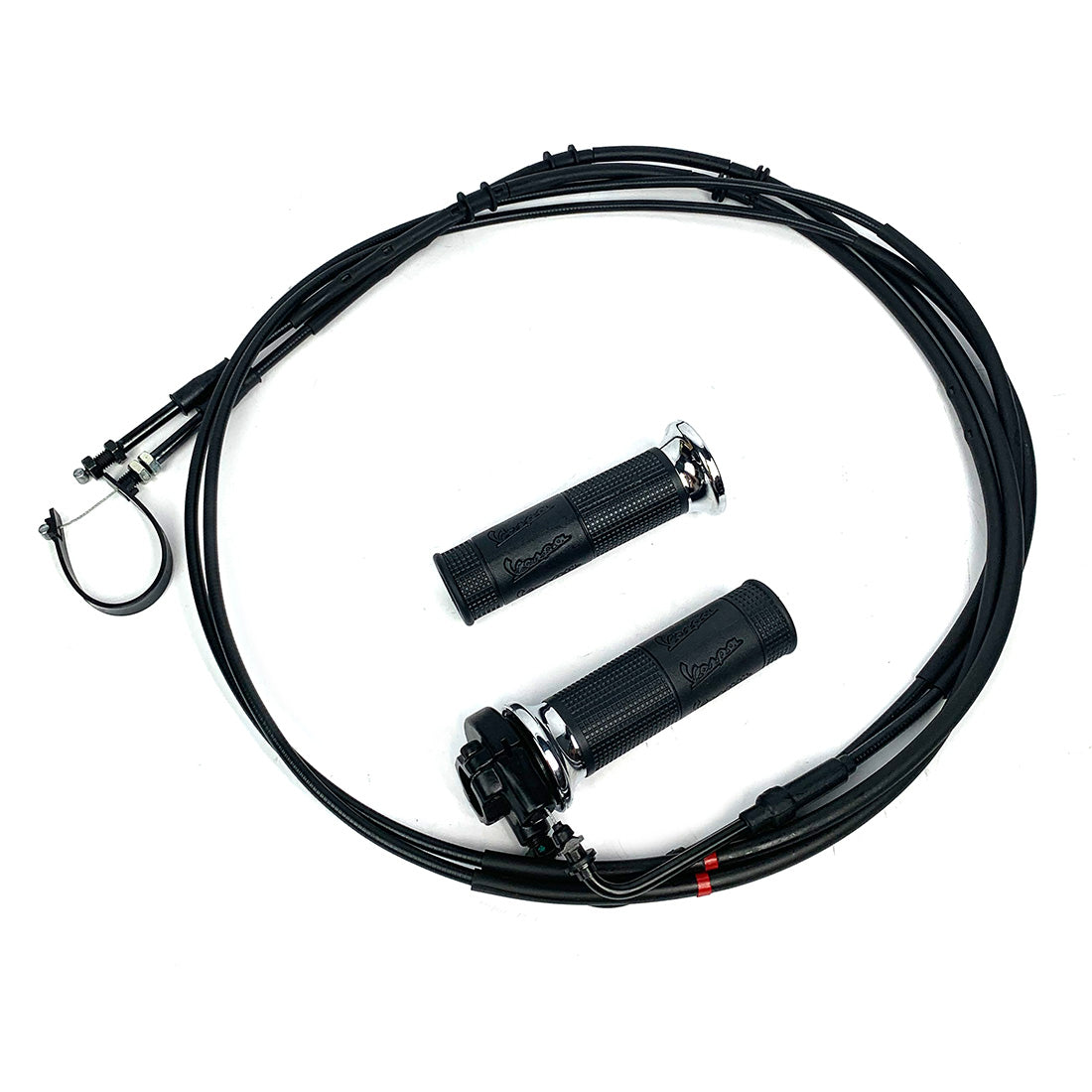 COMPLETE THROTTLE CABLE WITH GRIPS (AND TUBE) GTS SUPER 300 2015-2019