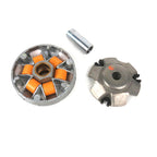COMPLETE 50CC VARIATOR W/5.4GR ROLLERS - 4T LX/S/SPRINT/PRIMAVERA/FLY  50CC 2V 4V  (CM110301)