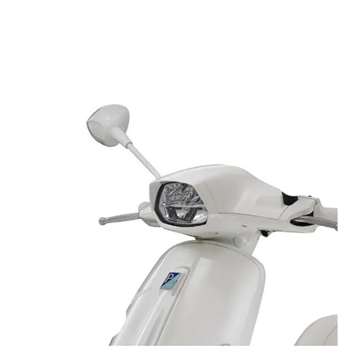 RIGHT RH REAR MIRROR JUSTIN BIEBER WHITE VESPA SPRINT