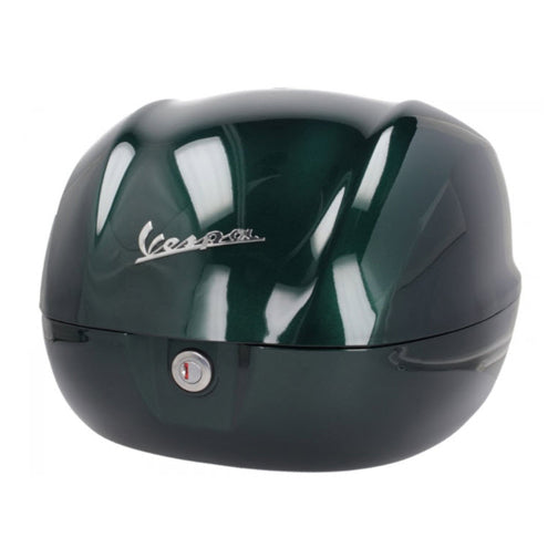 BRITISH RACING GREEN (BOSCO VERDA) AND RACING SIXTIES 60'S TOPCASE VESPA PRIMAVERA TOURING SPRINT CM272937