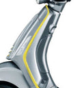 **YELLOW** LEFT (LH) LEGSHIELD UPPER TRIM BEADING PRIMAVERA/SPRINT 50-150 ELETTRICA