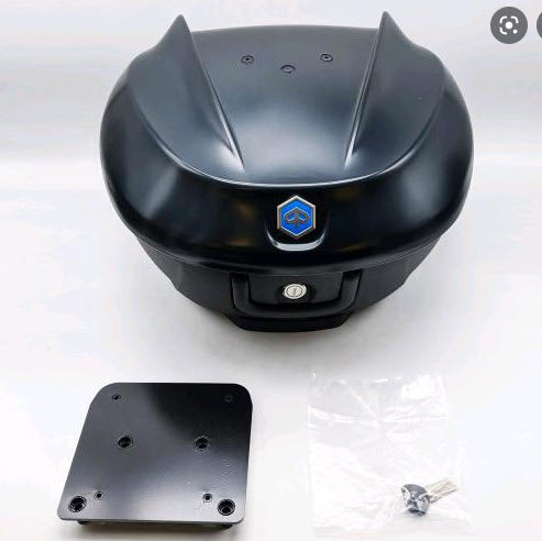 **NERO TEMPESTA N12 (MATTE BLACK)** 36 LT. TOPCASE WITH BACKREST PAD BV400 (CM323304) 2022 YEAR COLOR ONLY