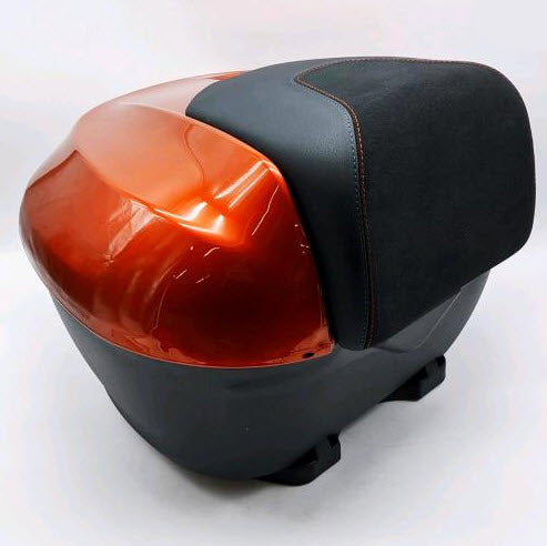 **ARANCIO SUNSET (ORANGE) A12** 36 LT. TOPCASE WITH BACKREST PAD BV400 (CM323305)
