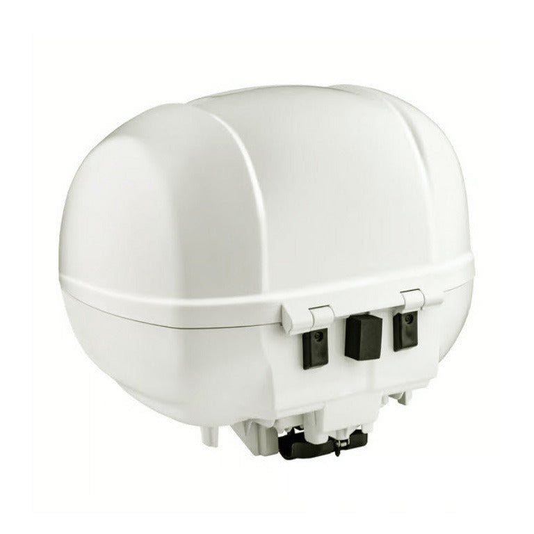**BIANCO INNOCENTE (WHITE) B04** TOPCASE FOR USE WITH FOLDING RACK (PAD OR RACK NOT INCLUDED) CM328302 VESPA GTS310