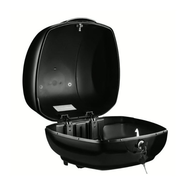 VESPA GTS310 CLASSIC **BLACK CONVINTO GLOSSY (XN2 98/A)** TOPCASE FOR FOLDING RACK (PAD & RACK NOT INCLUDED)(CM328317)