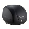 VESPA GTS310 **NERO CONVINTO MATTE BLACK (NV)** TOPCASE FOR USE WITH FOLDING RACK (PAD & RACK NOT INCLUDED) CM328315