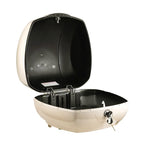 VESPA GTS310 **BEIGE AVVOLGENTE GLOSSY (Q01)** TOPCASE FOR USE WITH FOLDING RACK (PAD & RACK NOT INCLUDED)