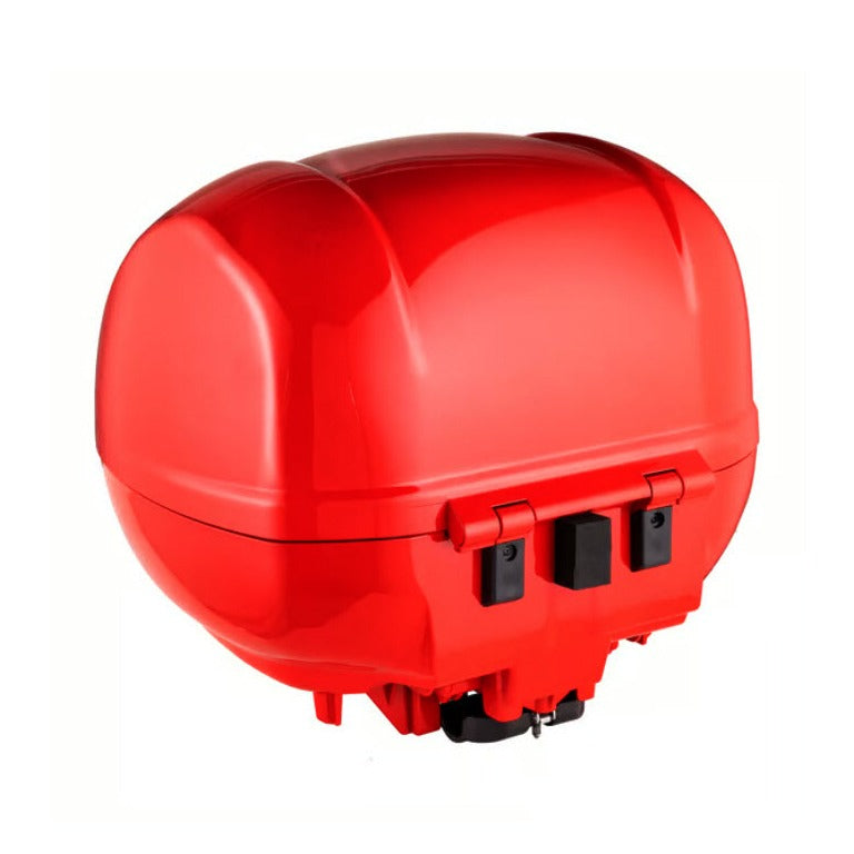 VESPA GTS310 **ROSSO CORAGGIOSO GLOSSY DRAGON RED (R7)** TOPCASE FOR USE WITH FOLDING RACK (PAD AND RACK NOT INCLUDED)