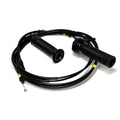 COMPLETE THROTTLE CABLES/TUBE/BLACK GRIP GTS SUPER 300 HPE 2020-2022