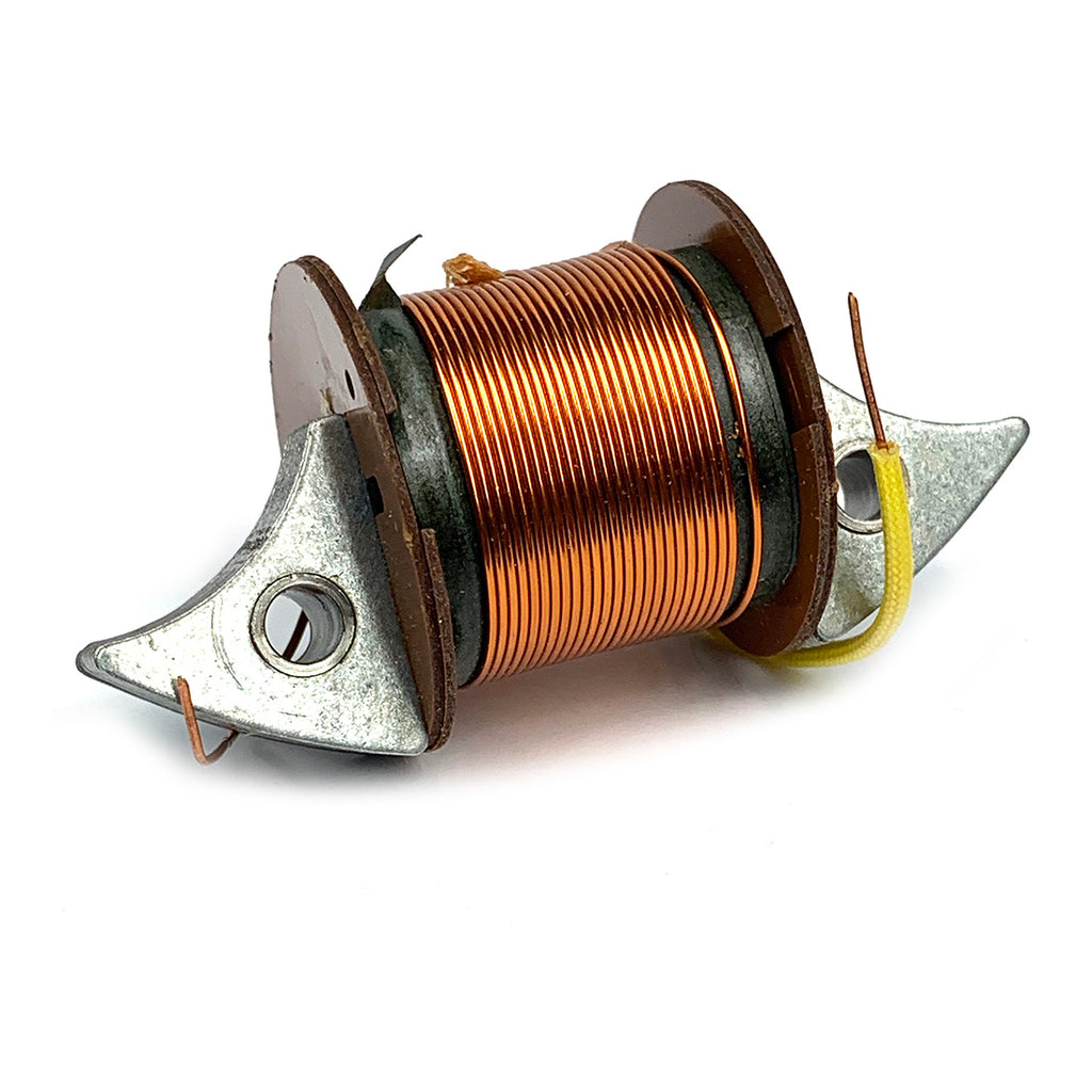 Vintage Vespa Low Tension Coil Single Yellow Wire (090442 091491 093308 212124)
