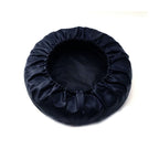 10" DARK BLUE BLACK SPARE TIRE COVER WITH ZIPPER POCKET AND GRAY PIPING SPRINT SMALL FRAME GS150 VLB TS V5A V9A VMA **CLOSEOUT**