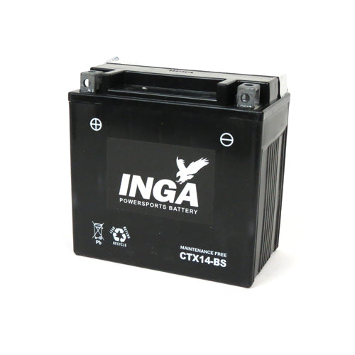 AFTERMARKET CTX14-BS BATTERY 12V/12AH (SAME AS YUASA YTX14BS) 250CC-500CC PIAGGIO SCOOTERS (638733)
