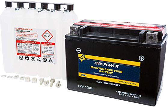 IMPORT BATTERY CTX5L-BS 12 VOLT 5 AMP  - Kymco 50CC & Rattler 110 (31500-KBN-9210-M1)