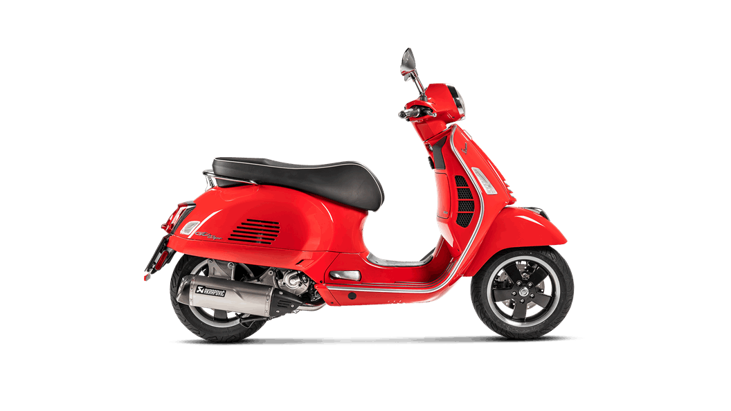 Carbon Heat Shield for New Akrapovic Performance Exhaust Vespa GTS