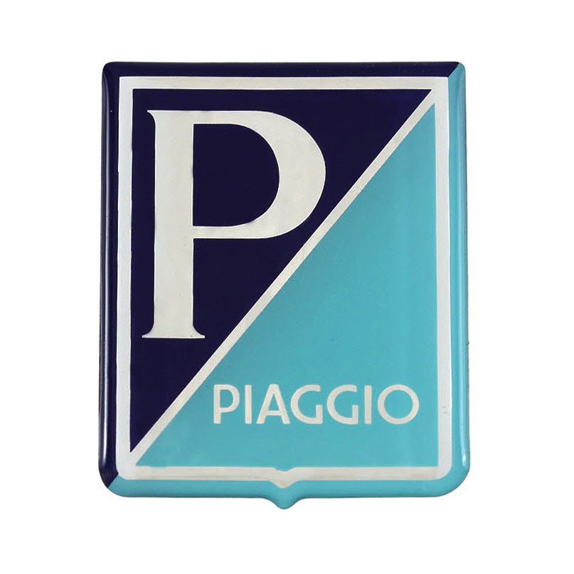 PIAGGIO PLASTIC BADGE EMBLEM PUFFY STICKER 1960'S GS160 SS180 VBB VSC VSB