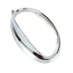 Chrome Headlight Rim with Visor Vespa ET2/4