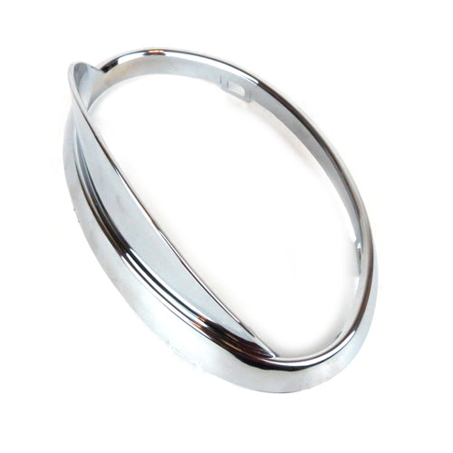 Chrome Headlight Rim with Visor Vespa ET2/4