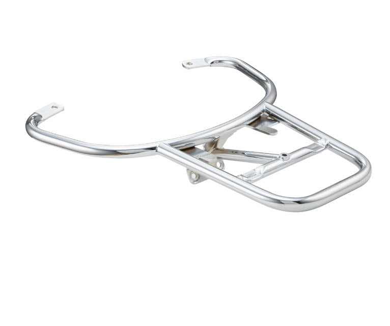 FA ITALIA **CHROME** FLAT RACK (FOR TOP CASE) WITH GRAB RAIL VESPA LX50/150 S50/150