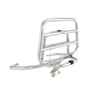 FA ITALIA **CHROME** FOLDING REAR RACK WITH GRAB RAIL VESPA LX50/150 S50/150