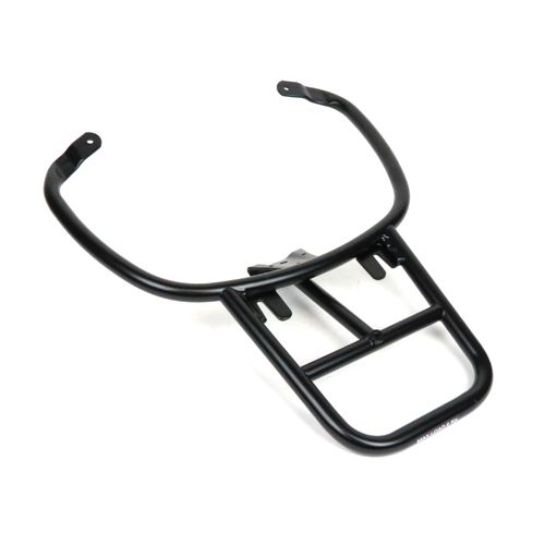 FA ITALIA **BLACK** FLAT RACK (FOR TOP CASE) WITH GRAB RAIL VESPA LX50/150 S50/150