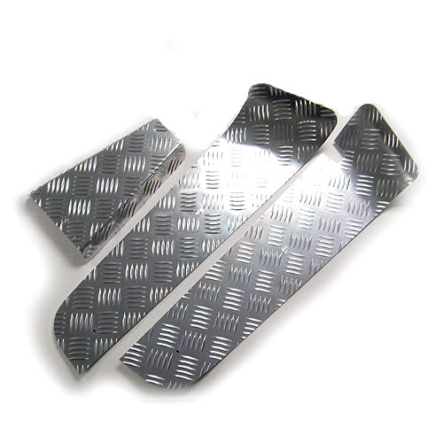 VESPA PX Diamond Plate Floor Board Set ALUMINUM