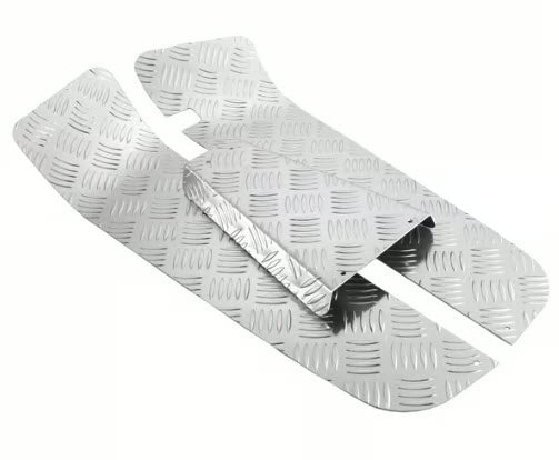 VESPA PX Diamond Plate Floor Board Set ALUMINUM