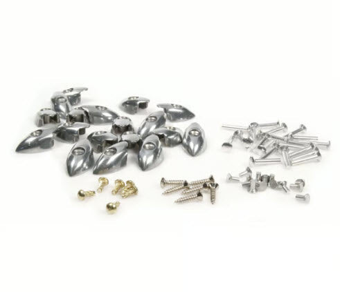 Vespa GS 150 Floor Strip Set with rubber and ends