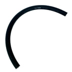1/4 FUEL LINE; BLACK RUBBER (PER FOOT) (1/4"ID 1/2"OD USE HOSECLIP1/2 x2 - VESPA GT200 BV200/250