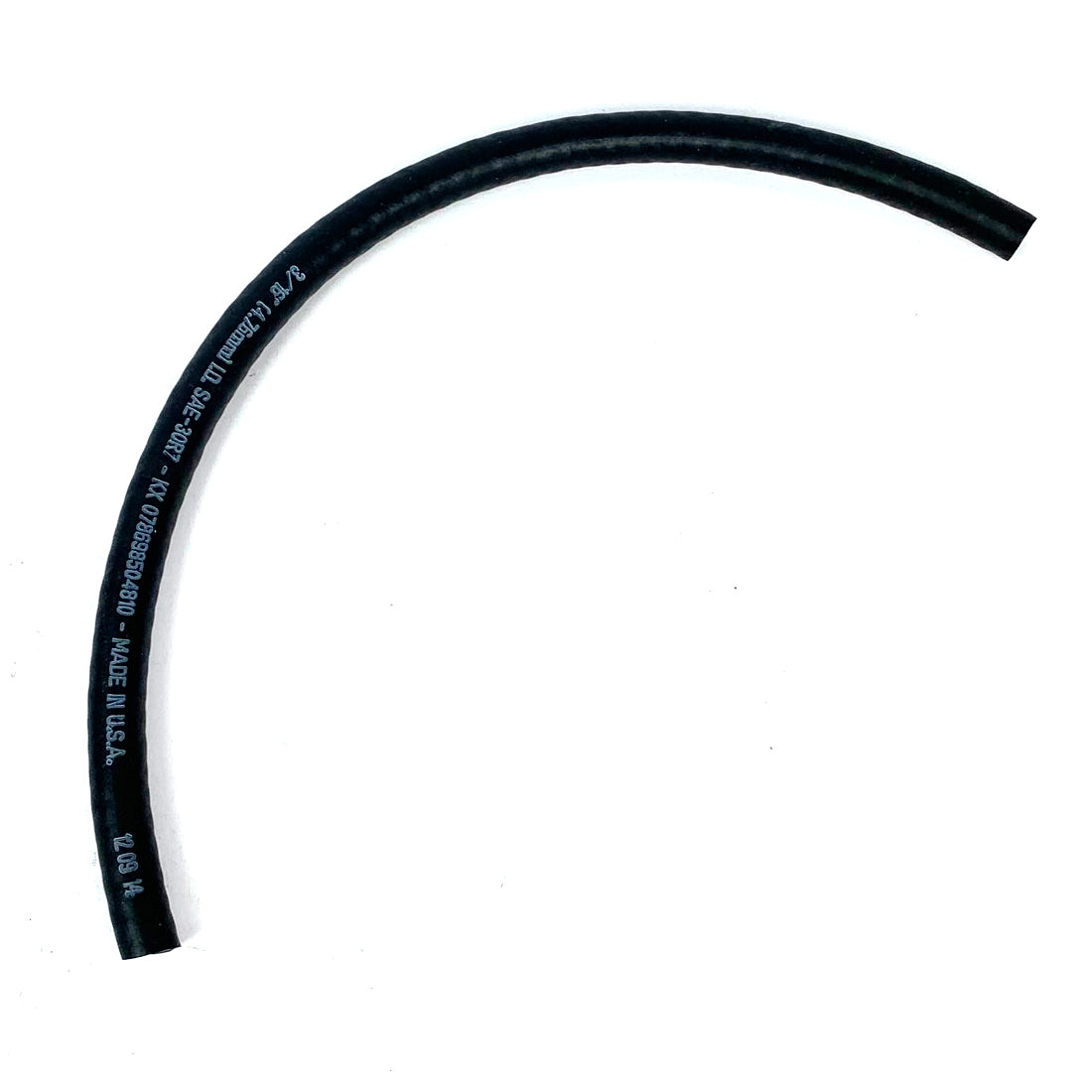 3/16 FUEL LINE BLACK RUBBER PER FOOT (3/16"ID .410"OD) ET4/LX50/LX150 (USE HOSECLIP7/16)