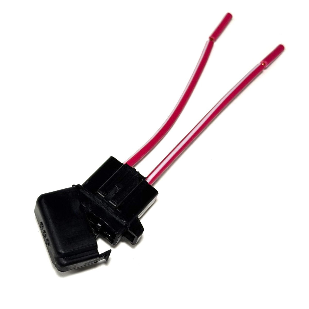 FUSE HOLDER WITH WIRES FOR UP TO 30 AMP FUSES (FUSE NOT INCLUDED)