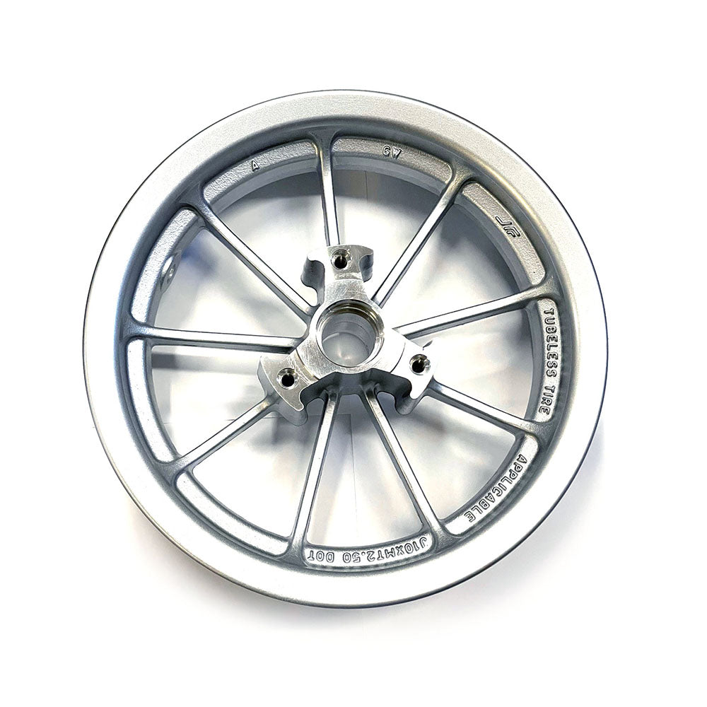 ORIGINAL FRONT RIM (WHEEL) NEW STYLE ALUMINUM MAG BUDDY 125. 150, 170 (C2401105770 C24011077700 P64011007703)