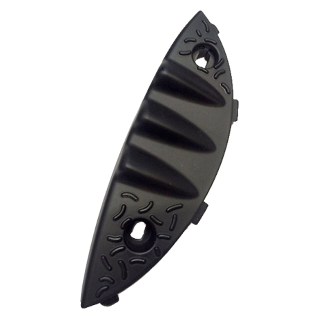 R/H PASSENGER FOOTREST OR STEP PLATE, BLACK (FOR BLACKJACK)