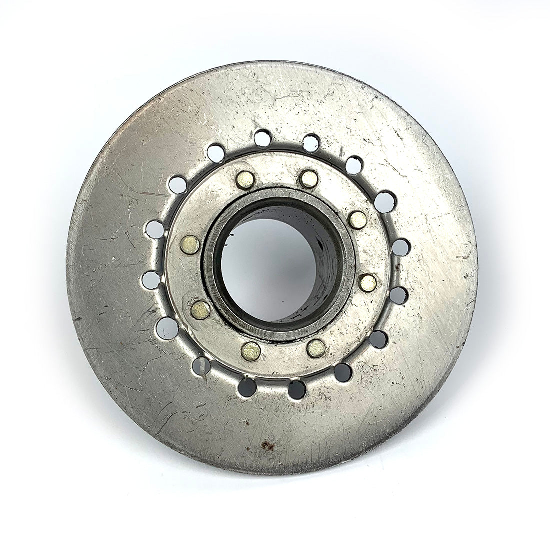 6 SPRING CLUTCH BACK PLATE W/ 21 TOOTH GEAR - STELLA  2T 150