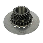 6 SPRING CLUTCH BACK PLATE W/ 21 TOOTH GEAR - STELLA  2T 150