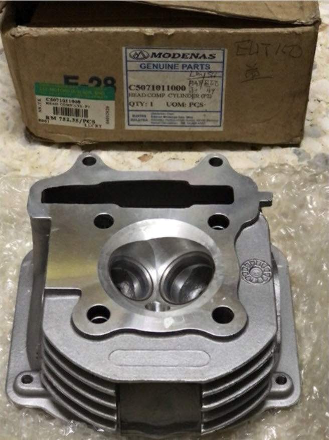 CYLINDER HEAD - BUDDY 150/170 NO VALVES