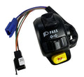 BLACK LEFT (LH) HANDLEBAR SWITCH ASSY TURN SIGNAL, HEADLIGHT, HORN - BUDDY KICK BLUR 220 HOOLIGAN
