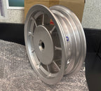 REAR WHEEL SILVER ALUMINUM ALLOY SPOKE RIM BUDDY 125/150/170