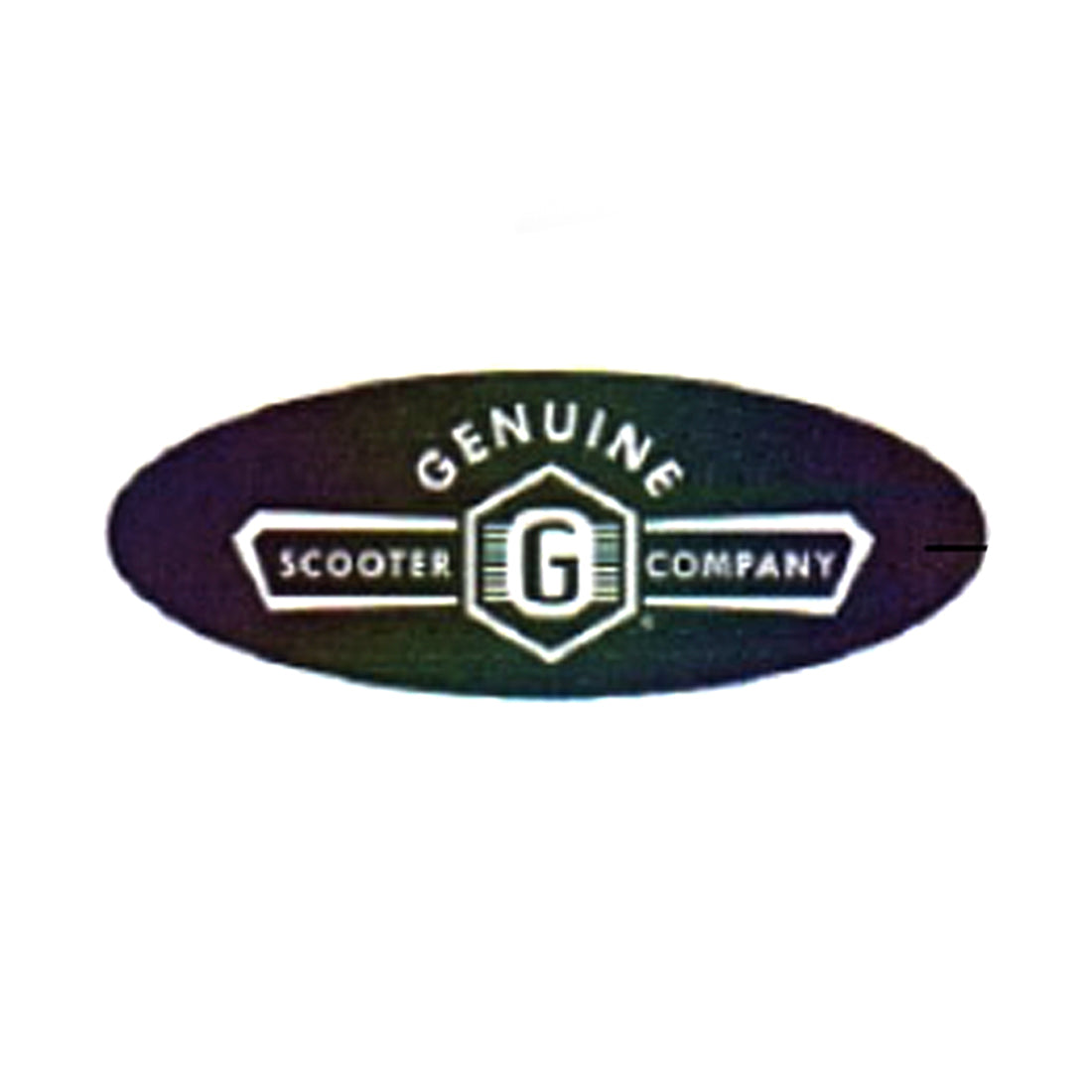 GENUINE SCOOTER CO. EMBLEM DECAL (FRONT LEGSHIELD EMBELLISHMENT)