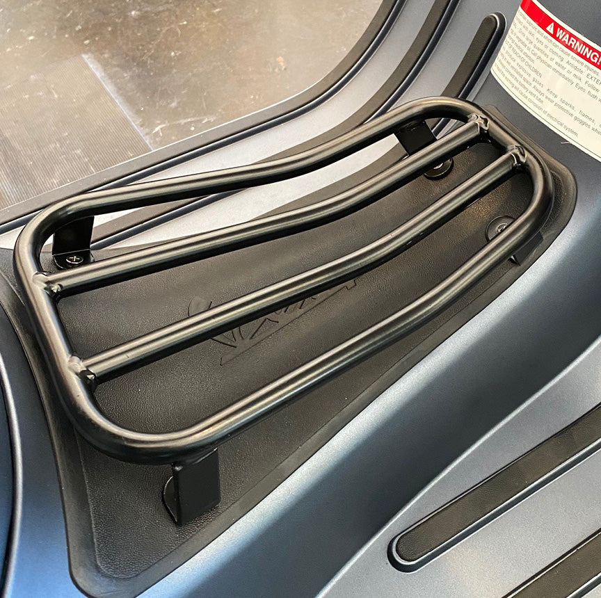 **BLACK** FLOORBOARD CENTER MAT SPORT RACK VESPA GTS/300 SUPER HPE2