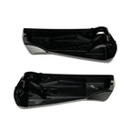 PAIR OF ANODIZE CNC BLACK VMS CUSTOM FOOT PEGS VESPA GT/GTS/SUPER/GTV NOTTE/HPE