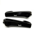 PAIR OF ANODIZE CNC BLACK VMS CUSTOM FOOT PEGS VESPA GT/GTS/SUPER/GTV NOTTE/HPE