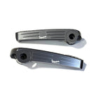 PAIR OF GRAY ANODIZE CNC VMS CUSTOM FOOT PEGS VESPA GT/GTS/SUPER/GTV/HPE