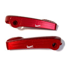 PAIR OF ANODIZE CNC RED VMS CUSTOM FOOT PEGS VESPA GT/GTS/SUPER/GTV NOTTE/HPE
