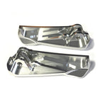 PAIR OF SILVER ANODIZE CNC VMS CUSTOM FOOT PEGS VESPA GT/GTS/SUPER/GTV/HPE