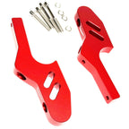 **RED ANODIZED** VESPA MOTORSPORT CNC MACHINED EXTENDER PASSENGER FOOTPEGS GT/GTS/SUPER/GTV HPE2 GTS310