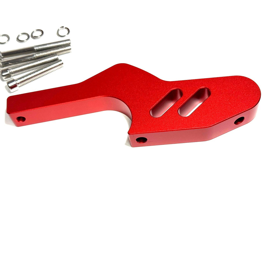 **RED ANODIZED** VESPA MOTORSPORT CNC MACHINED EXTENDER PASSENGER FOOTPEGS GT/GTS/SUPER/GTV HPE2 GTS310