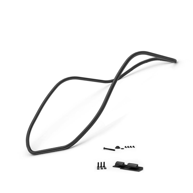 **BLACK** FRONT CRASH BARS ORIGINAL PIAGGIO **REQUIRES DRILLING HORN COVER** (1B010552) VESPA GTS GTV HPE2  2023-