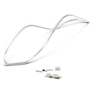 **CHROME** FRONT CRASH BARS ORIGINAL PIAGGIO **REQUIRES DRILLING HORN COVER** (1B010255) VESPA GTS GTV HPE2 2023-