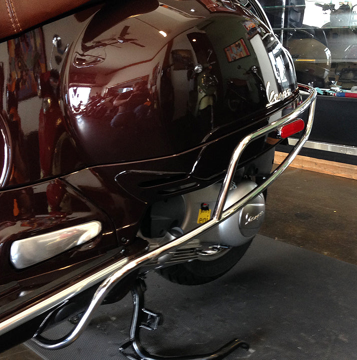 VESPA GTS GTV Super HPE Original Vespa CHROME Rear Bars 2006-2022